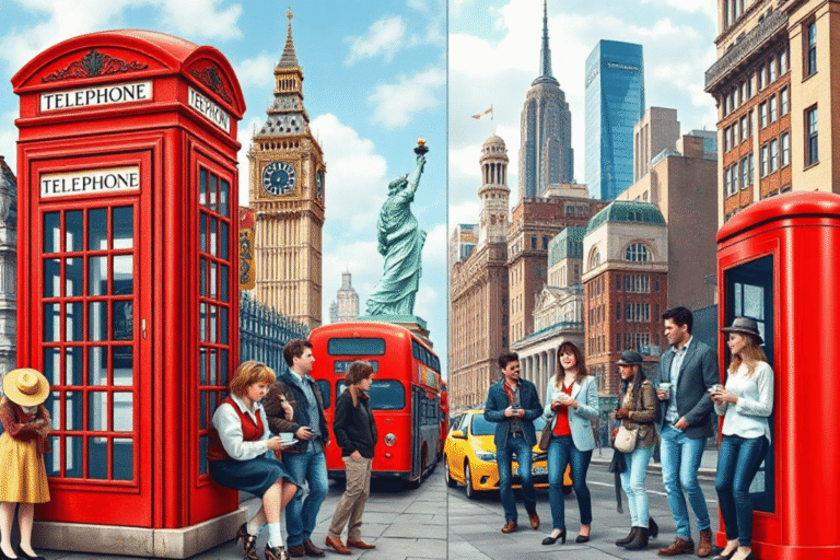 Diferenças entre o Inglês Britânico e o Inglês Americano